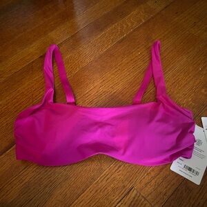 Athleta Square Neck Bra Neck Bikini Top 36B/C